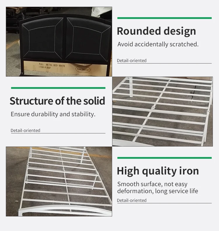 Kid's Metal Bed With Leather Headboard Bedroom Furniture Buy Children