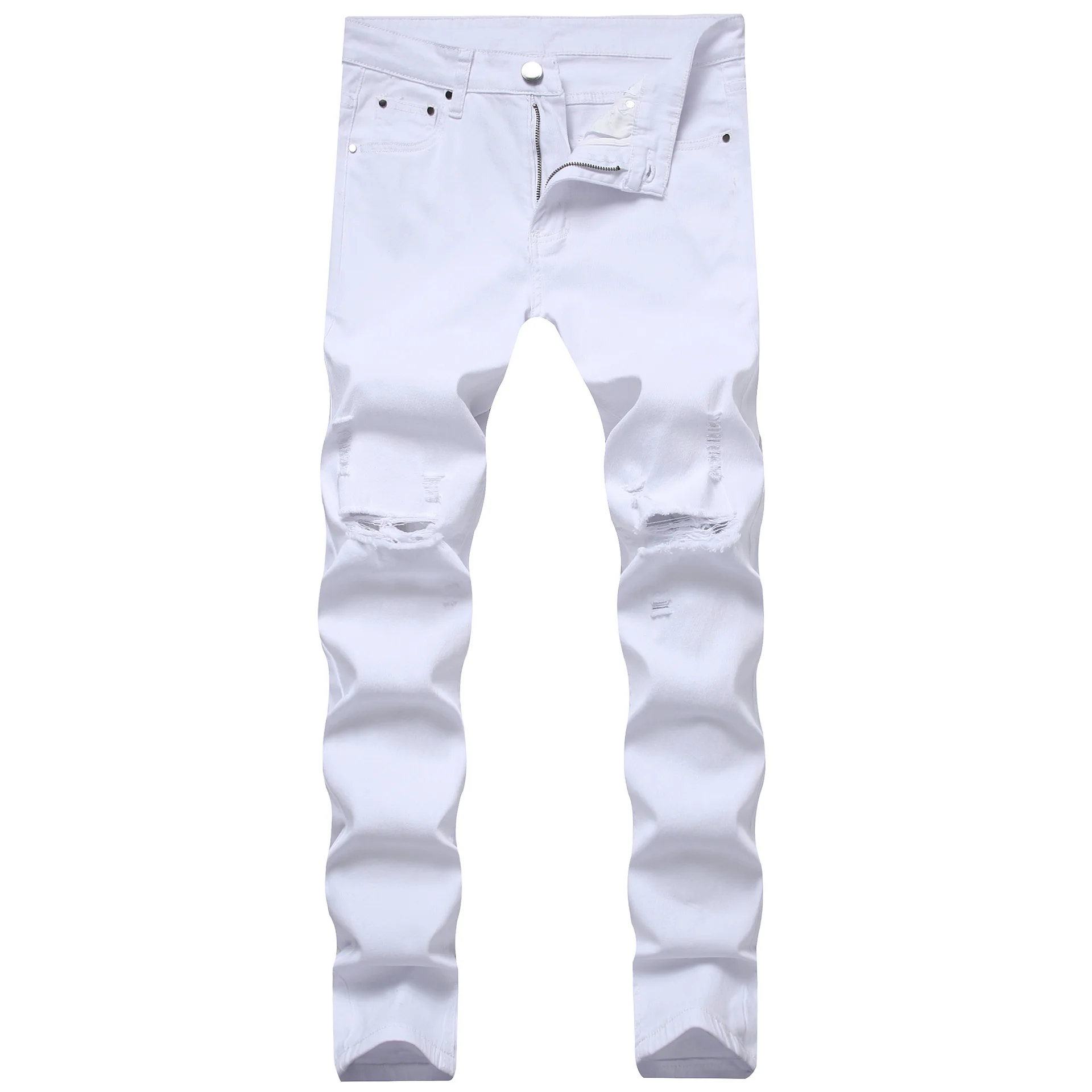 Grossistdesigner Street Sommar Män Casual Distressed Ripped Jean Röd Svart Vit Blå Herr Plus Size Jeans 2023413_voghion.com