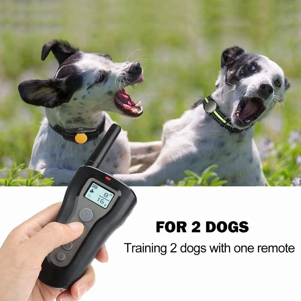 Humane Training Custom Plastic Shock Collars for Dogs-Waterproof Rechargeable Eco-Friendly Agility Training Collars