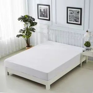 Wholesale Customized Waterproof and Antibacterial White Bedsheet Customize the Packaging You Want