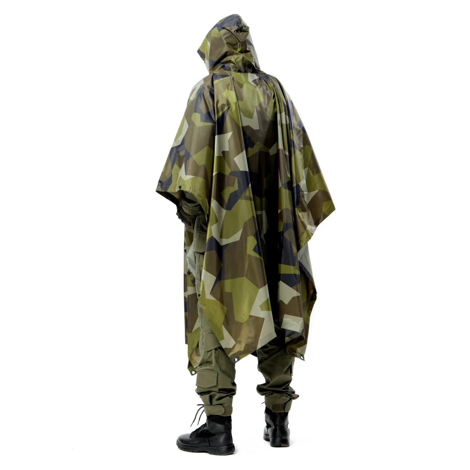 Manteau Long de Pluie Percussion ghost camo