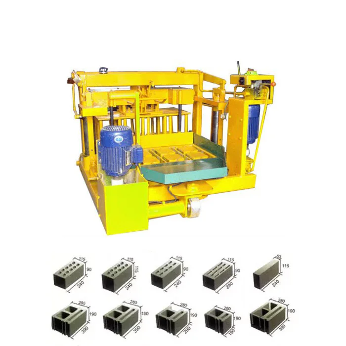 QMJ4-30 Moving block machine concrete mobile brick making  machine price-122024
