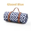 Colored glaze blue(Ultrasonic leather strap)
