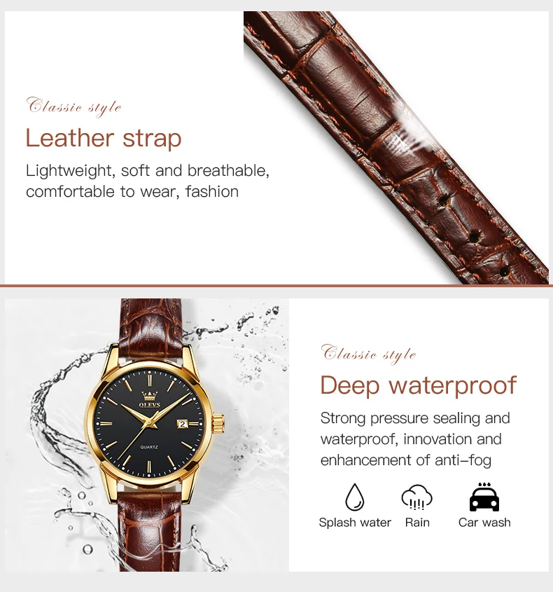 OLEVS wristwatch waterproof | 2mrk Sale Online