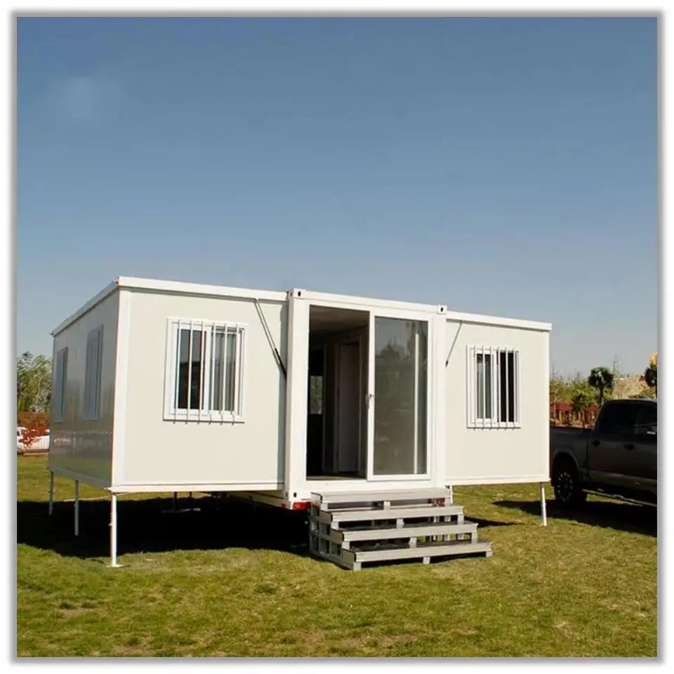 The beauty of a tiny house on wheels with expandable sections.