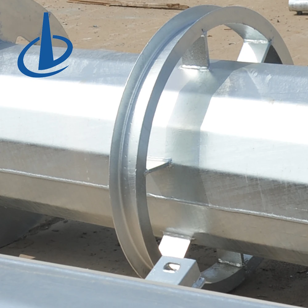 product hot dip galvanized substation steel power transmission tower 10m 60m height electric transmission line mast-3