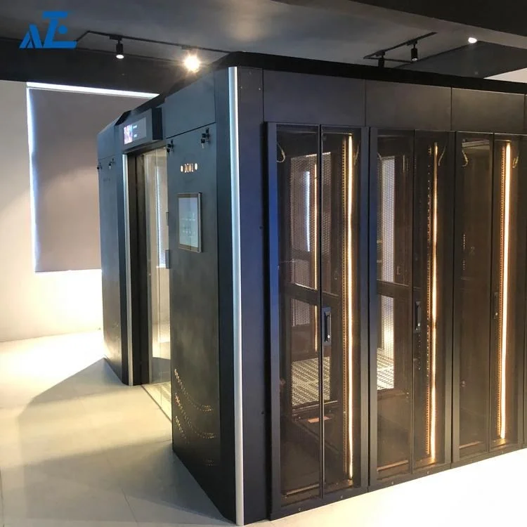 Hot Cold Aisle Containment Solution 48U Integrated Infrastructure Data Center Rack Colocation Cabinet 5G Network in Stock