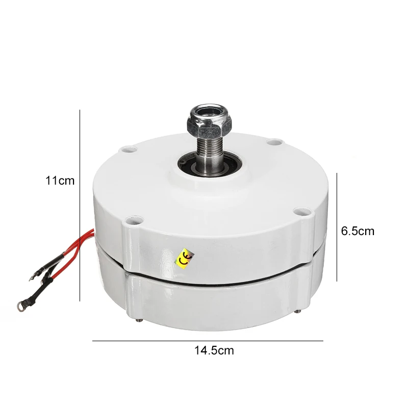 M2 600-Watt-Wechselstrom-Windkraftanlage mit Seltenerd-Permanentmagnet – Detail 1