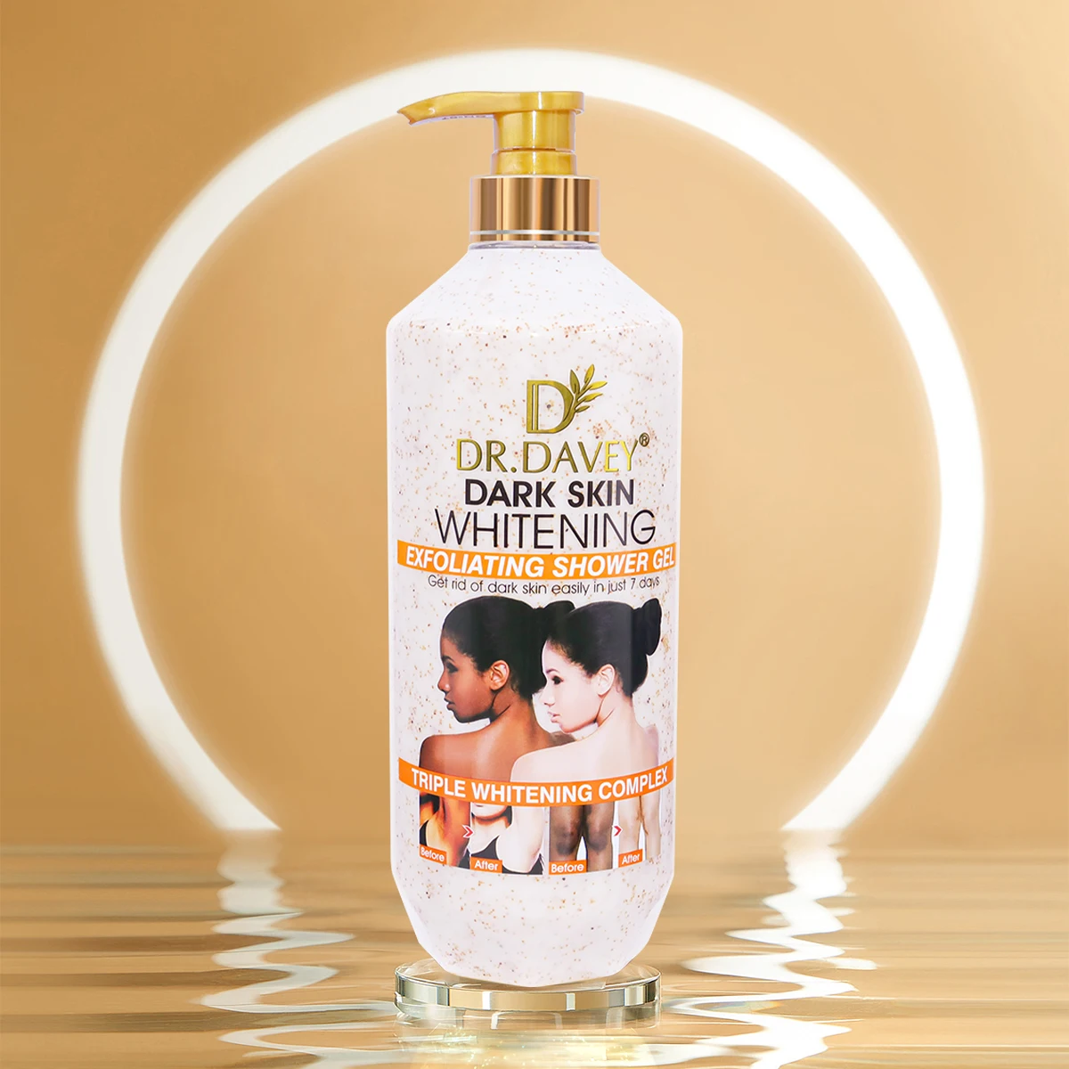 Dr.davey Liquid Soap Private Label Super Whitening Exfoliating Shower Gel Body Wash For Men And Women