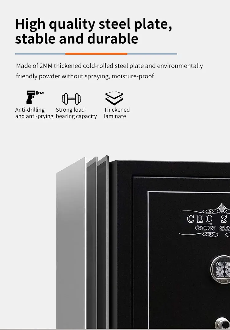 CEQSAFE Wholesale American Safe Manufacturer Cheap Electronic Gun Safe Box supplier
