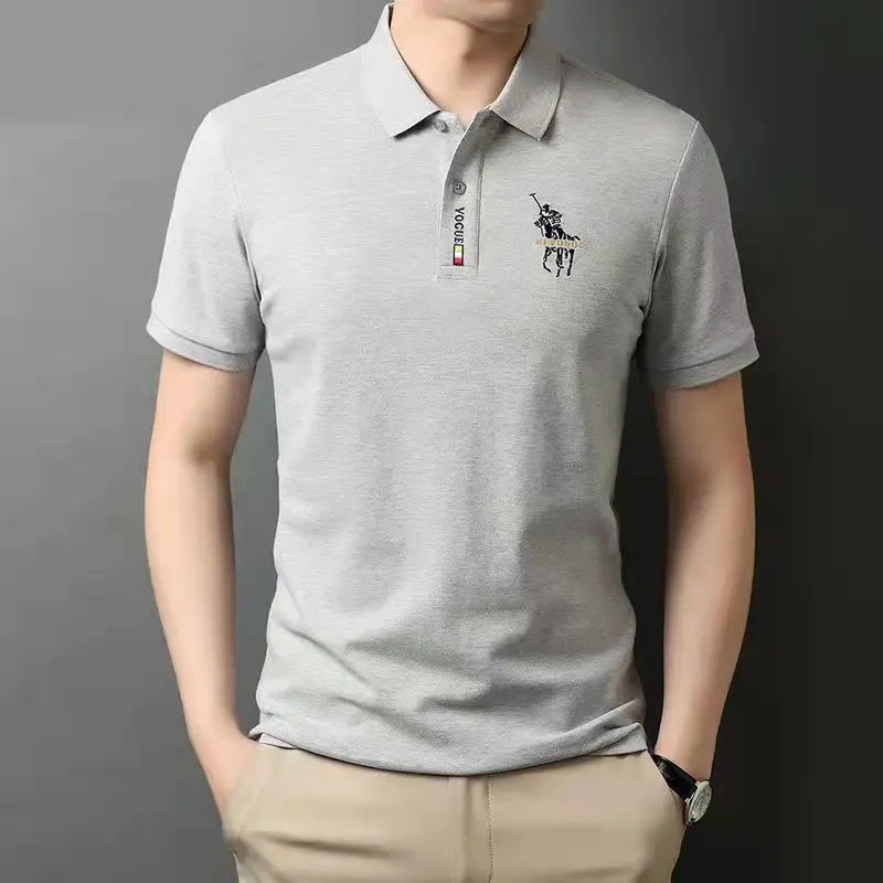 High Quality Custom Brand Logo New Men's Short Sleeve T-shirt 100% ...