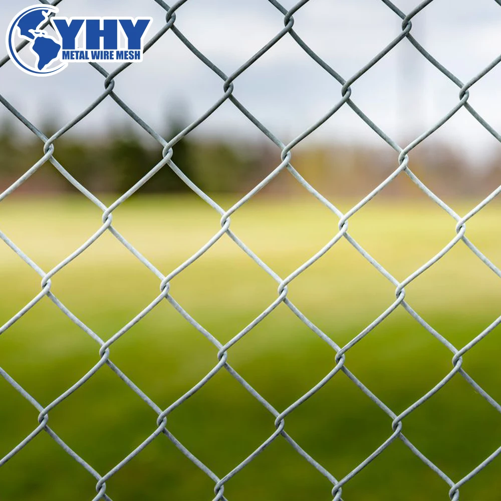 2'' Hot Dipped Galvanized Chain Link Wire Mesh Fence