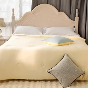 100% Organic EcoBamboo Summer Blanket Cooling Quilting Duvet Comforter Set All-Season Quilt for Hotels Similar to Silk on Sale