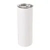 white 20oz tumbler with straw cap