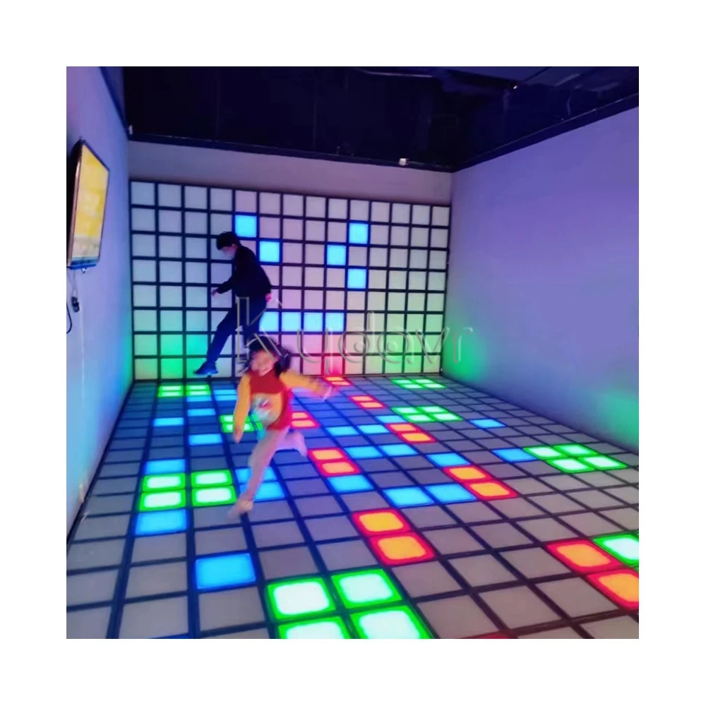 Escape Active Game Interactive Led Pixel Grid Floor 25 cm Tile Room Arena Activate Light Led Floor Is lava Games
