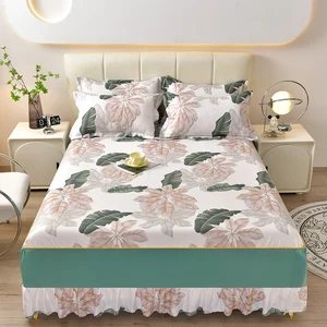 Best Selling Bed Sheets Bed Textile Bedding Coverlet Flat Sheet Flower Bed Cover Soft Warm Bedsheets