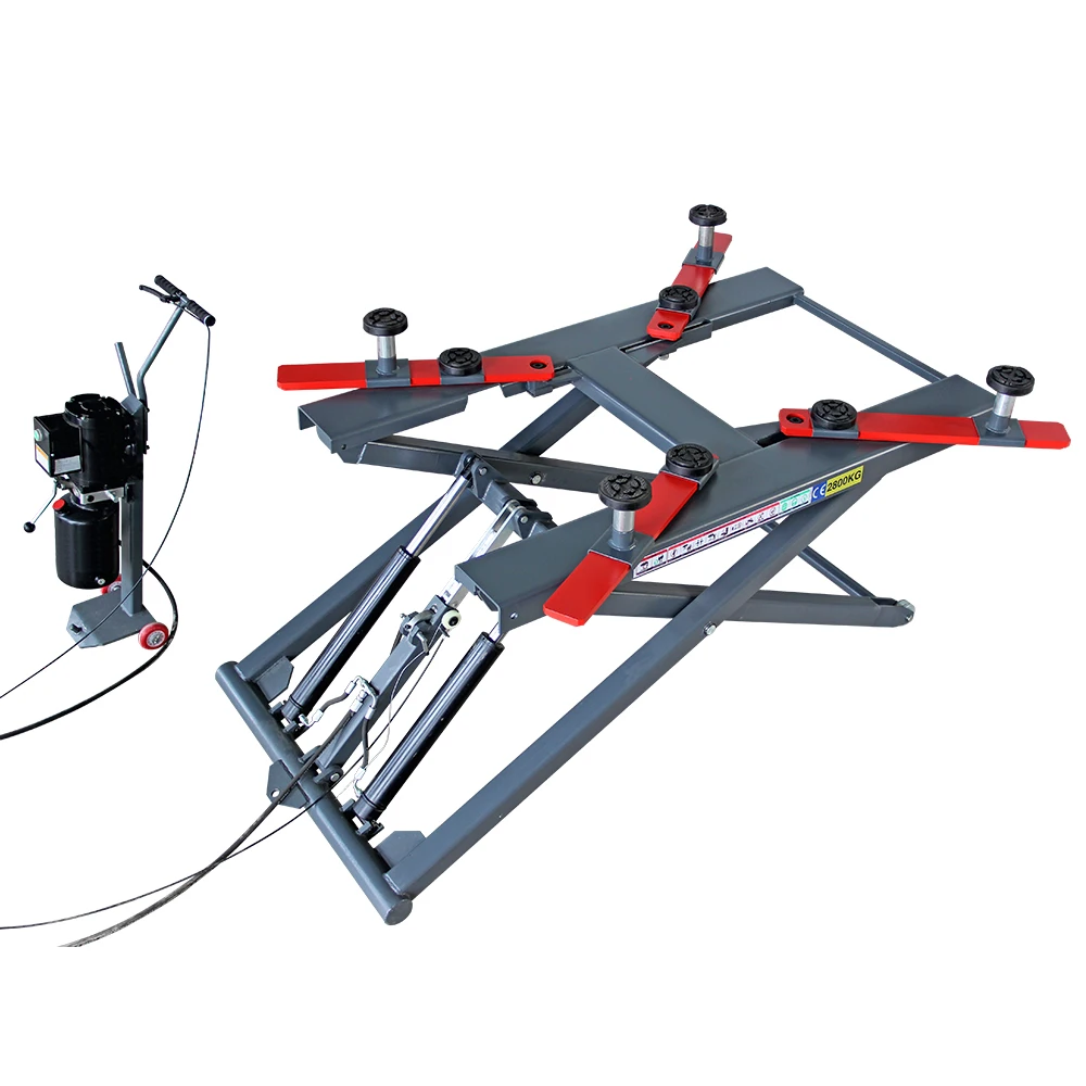 Portable Mobile 2800 Kgs Capacity Low Rise Scissor Car Lift Elevator For Sales Buy Scissor Car