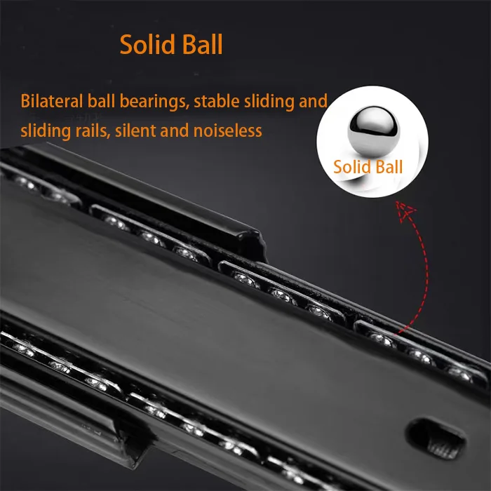 Silent  Soft Closing Drawer System Soft Close Draw Runner Slide For Furniture