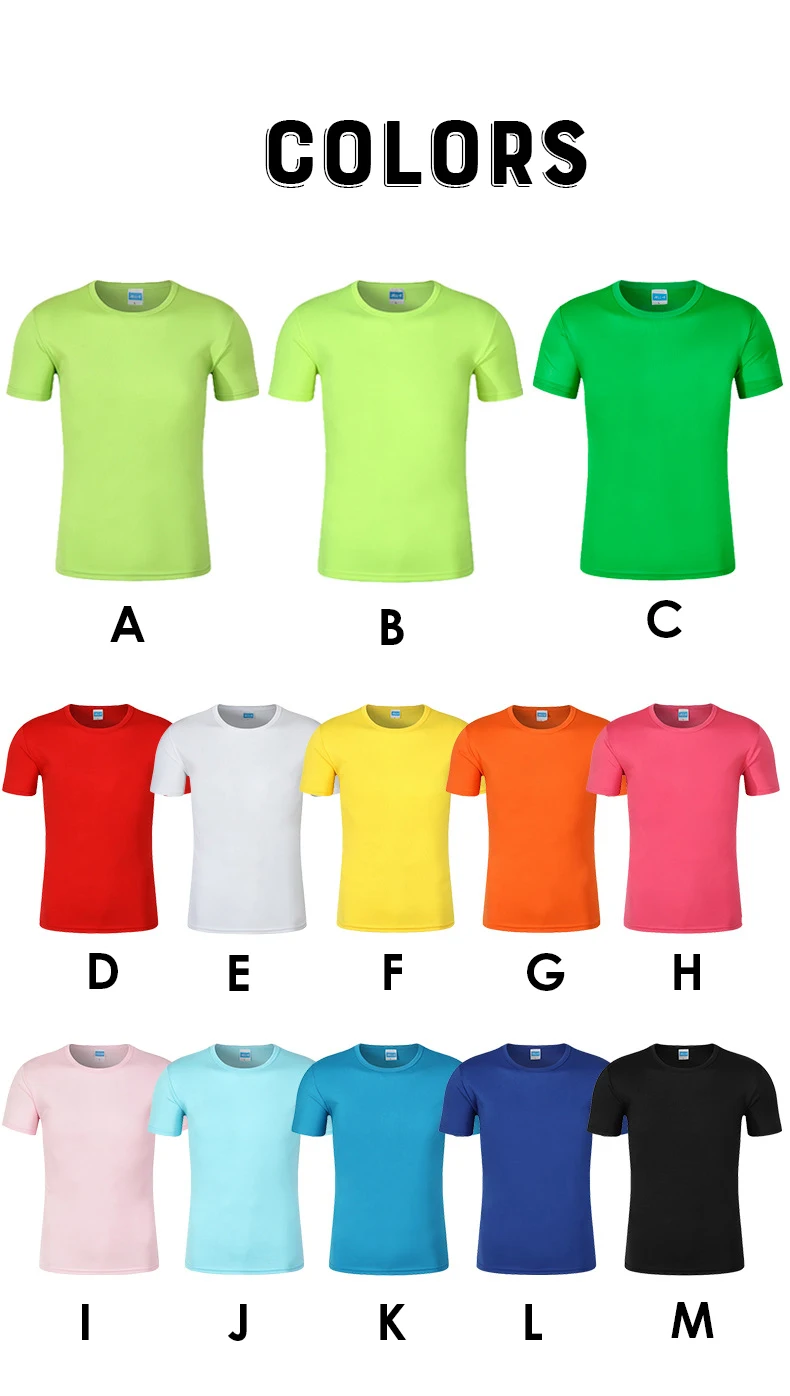 Custom 100% Polyester T Shirts Quick Drying T-shirt Dry Fit T Shirt ...