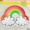 ASSIETTE ARCO-EN-CIEL * 8 PIÈCES