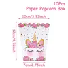 H8024-86 Unicorn popcorn box 10pcs