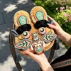 Tiger Head Embroidered Backpack