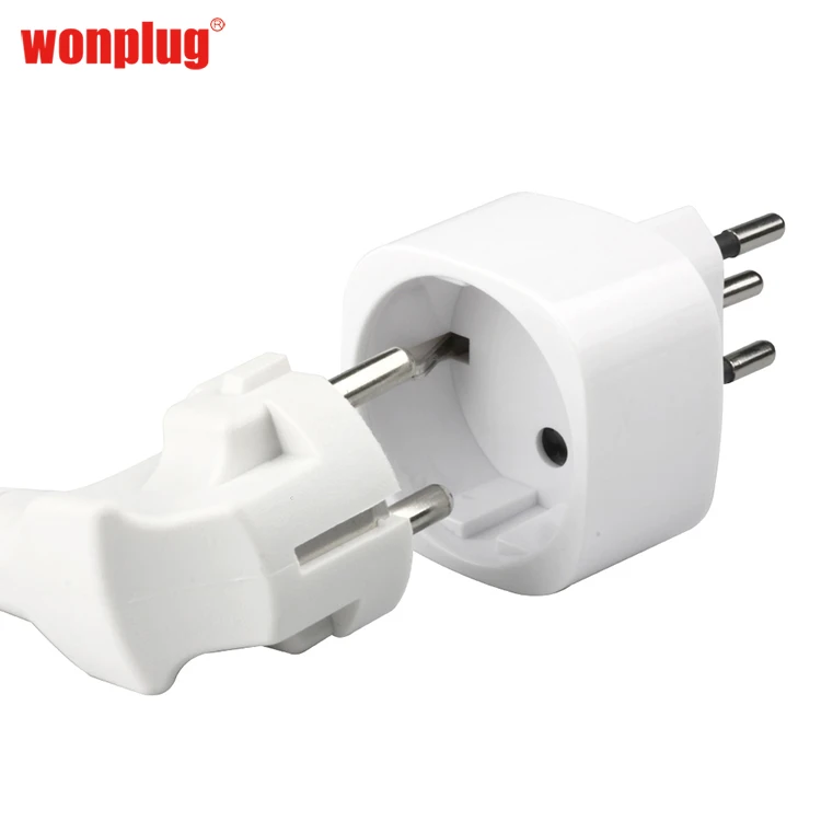 EU to Switzerland Adaptor Plug Type Germany South Korea Euro Socket to Swiss/Italy Mini Travel Plug Adapter Travel Accessories