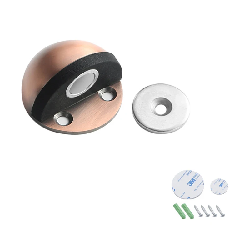 Half Dome Floor Mounted Magnetic Door Holder Stainless Steel Windproof Anti-Collision Door Draft Stopper