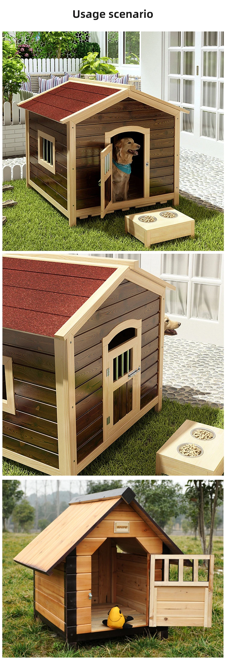 Different Size Multi Level Large Dog Decoration Custom Indoor Dog