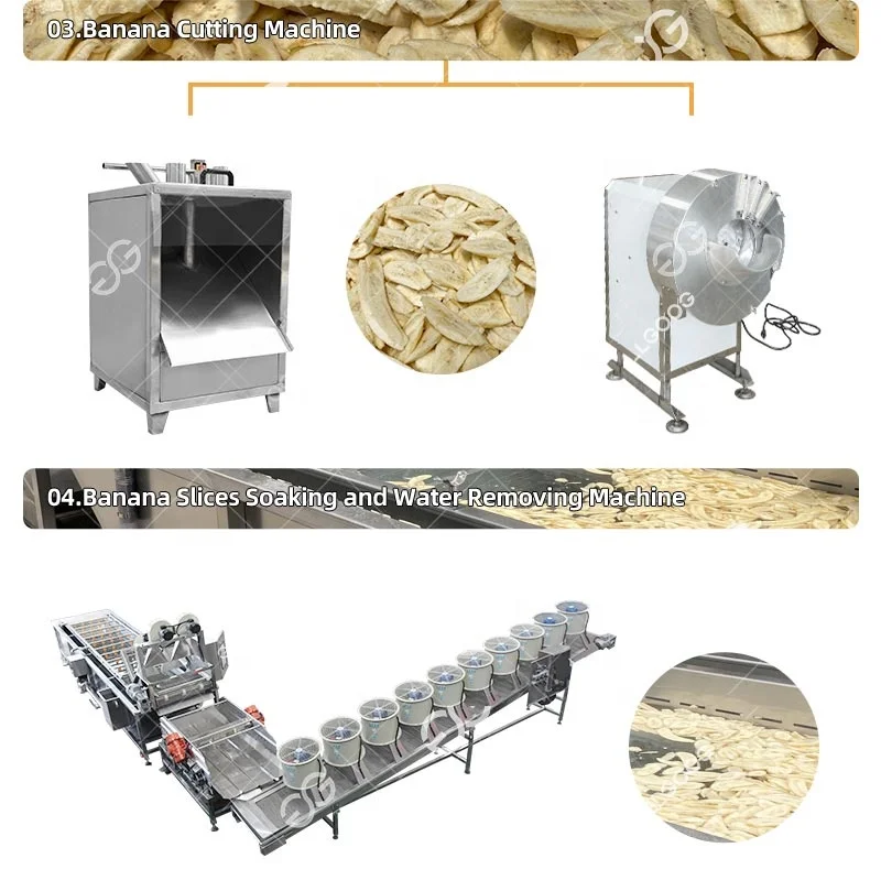 Complete Green Banana Plantain Powder Processing Dry and Flour Machine Slice Banana Powder Making Machine Slicer