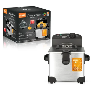 RAF 1.5L Household Electric Fryer for Fried Chicken Commercial