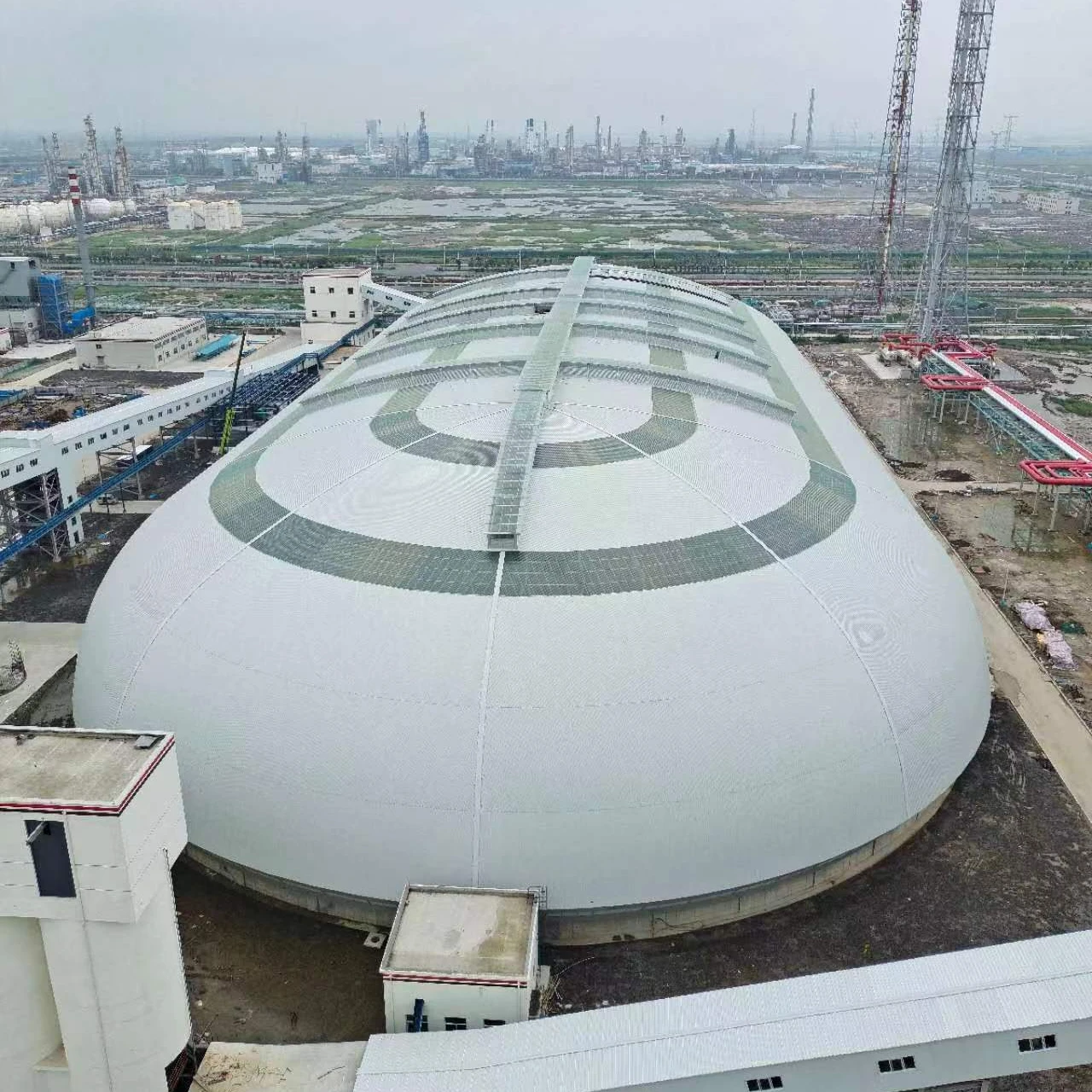 Prefabricated Wide Span Metal Frame Building Space Grid Steel Structure Metal Stadium