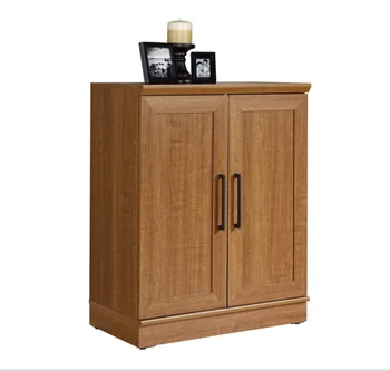 MDF Solid Wood Sideboards Cabinets Sauder HomePlus Base Pantry Cabinet Sienna Oak finish