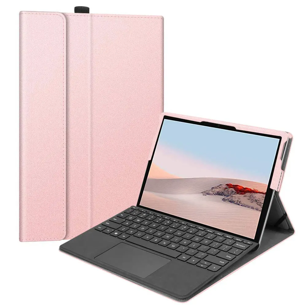 Multiple Colors Luxury Skin Friendly Case OEM Anti Fall Clothing Tablet Cover For Microsoft Surface Pro Go Tablet cover case details