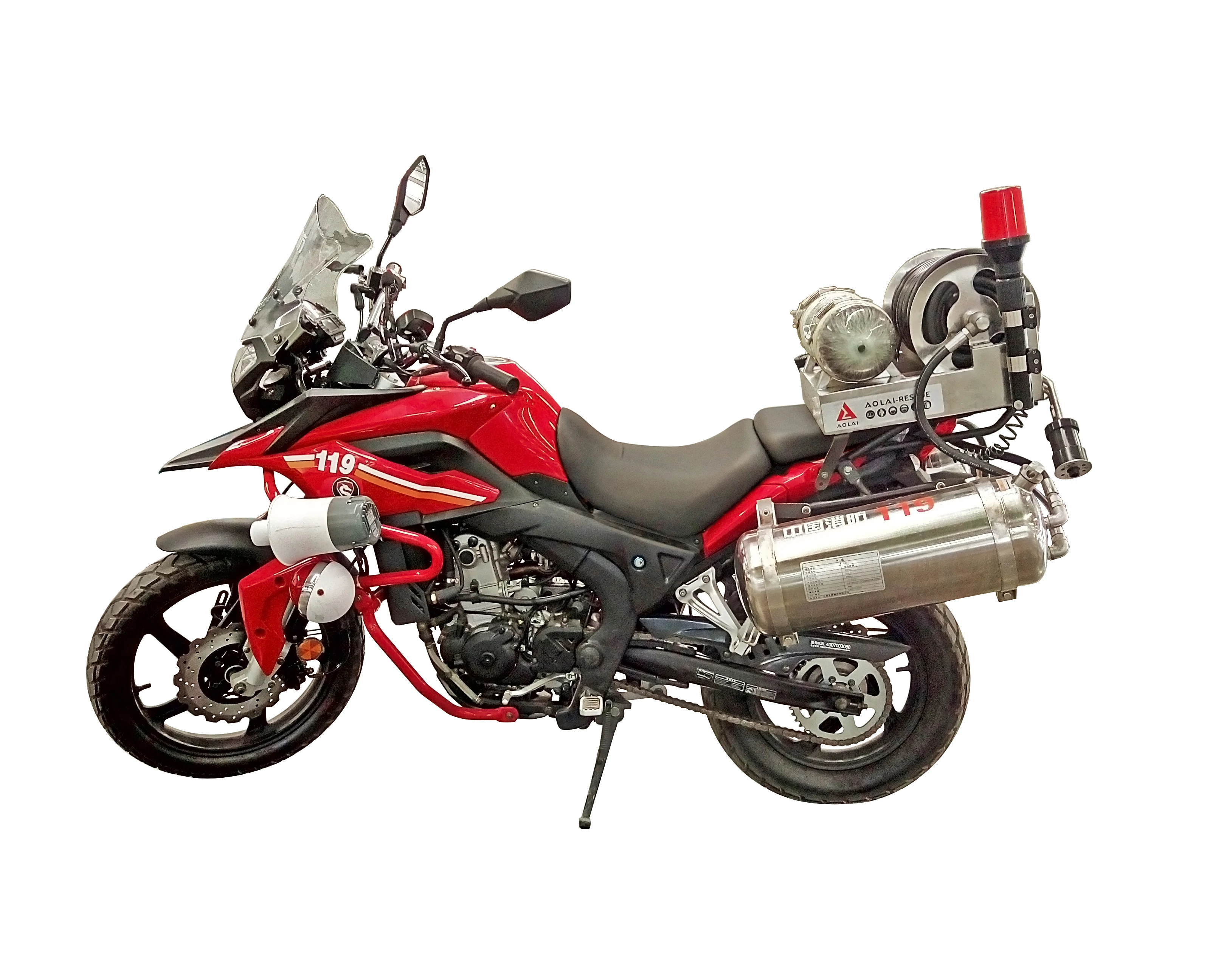 消防队和警察用消防摩托车 - buy aolai two wheel firefighting