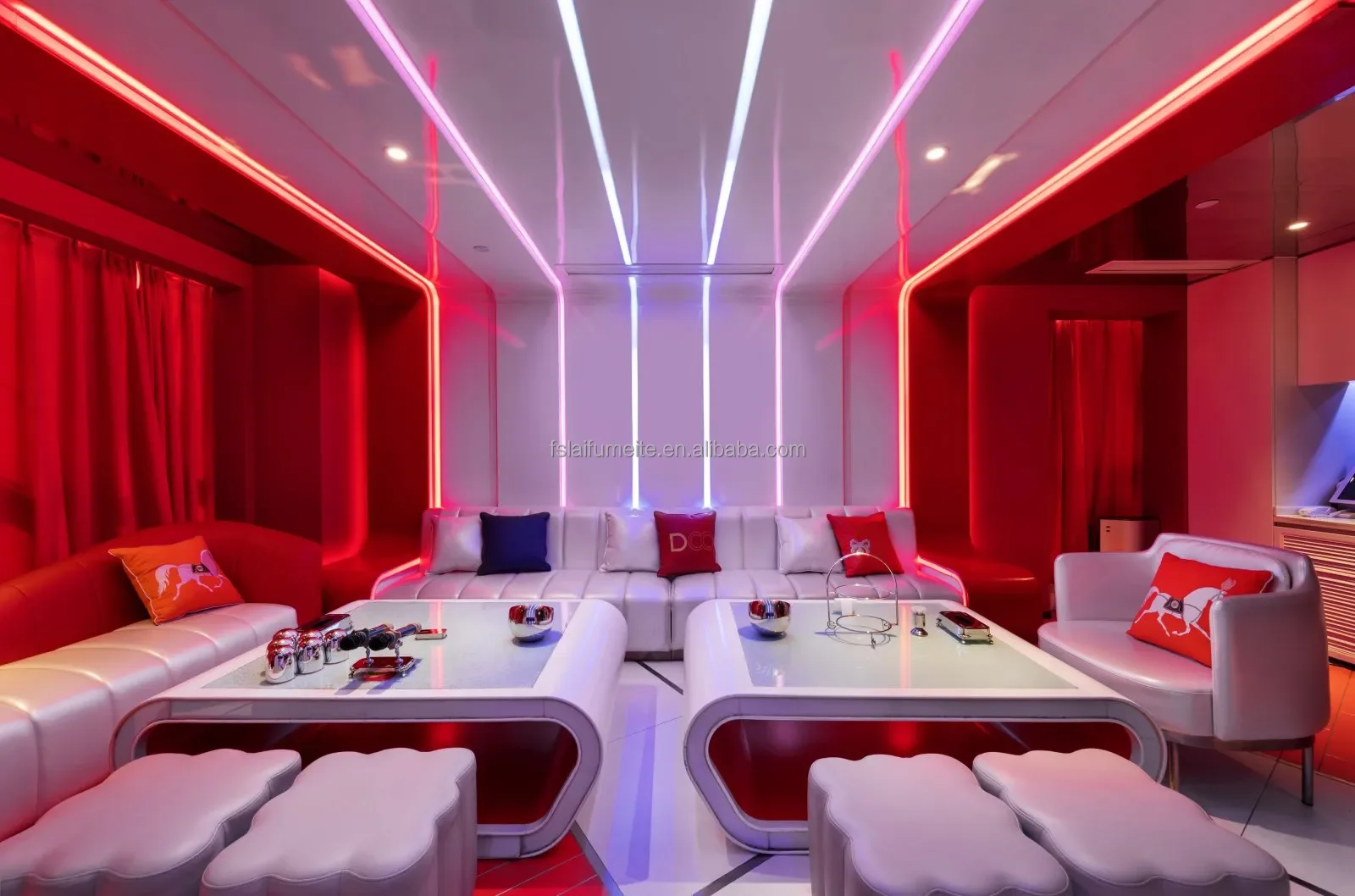 Custom Fashion Modern Night Club Interior Design Nightclub Booths KTV ...