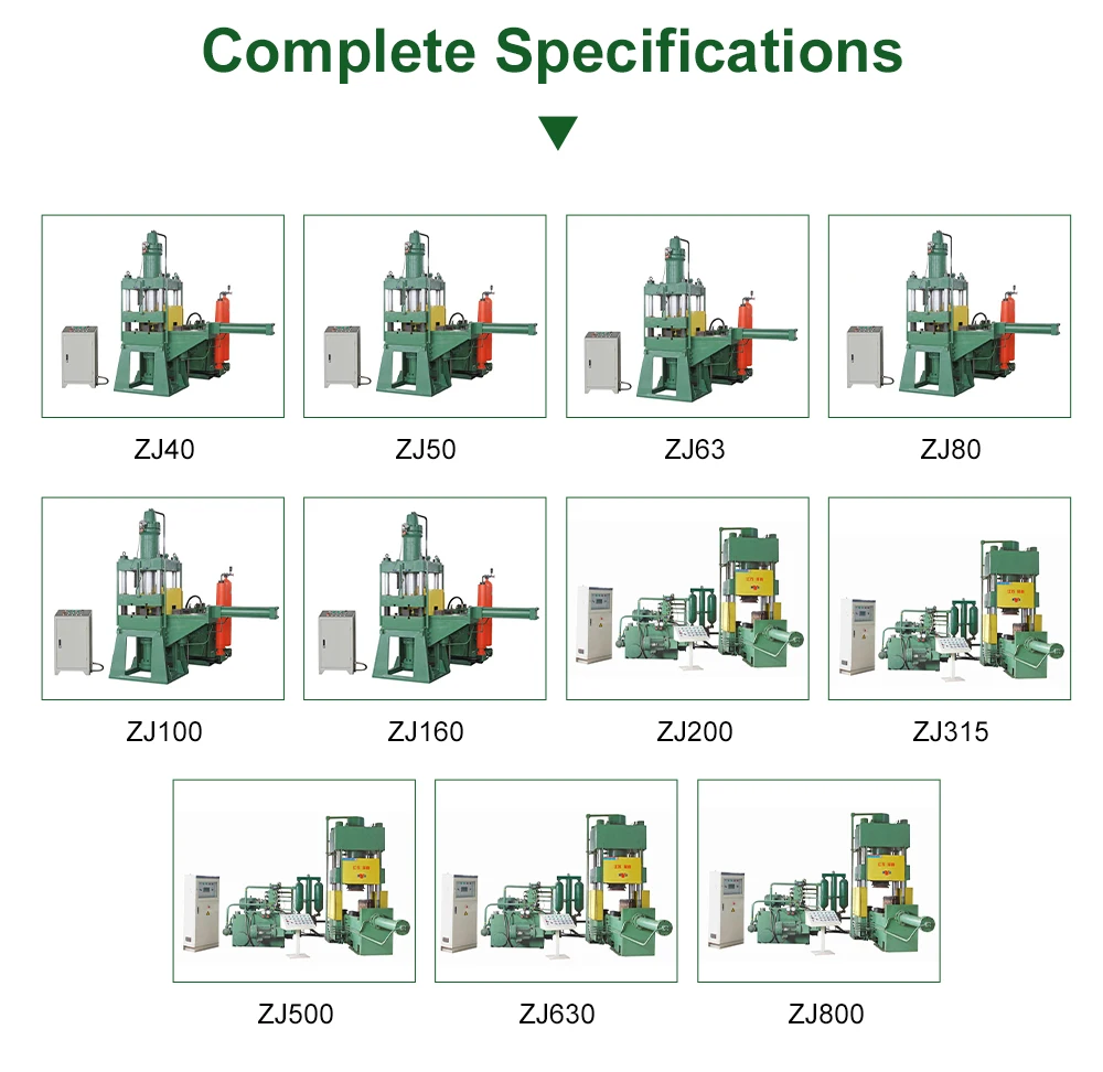 ZhenLi Factory 40T Vertical Rotor Die Casting Machines Aluminum Gravity Metal Casting Machinery factory