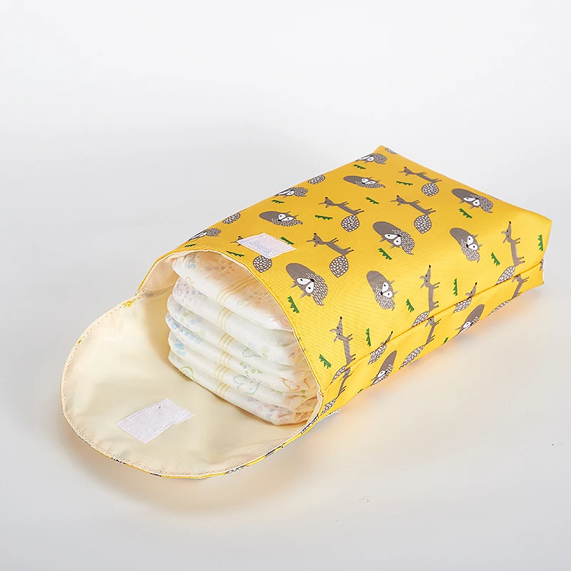 Reusable Waterproof Wet Bag With Snap Handing Nappy Bag