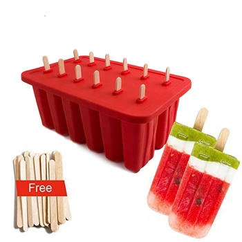 Diy Ice Lolly Mould Custom Popsicle Tray Silicone Popsicle Mold For Ice ...