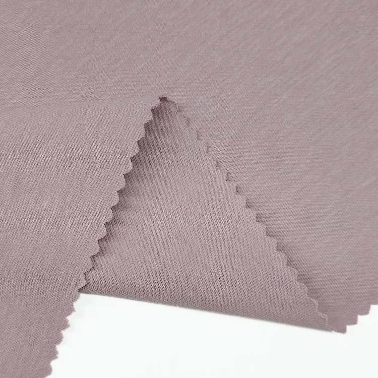 Factory Direct Sale Nylon/Cotton Fabric Interlock Material, Wholesale Solid Cotton Nylon Interlock Fabric for Yoga Wear/ manufacture