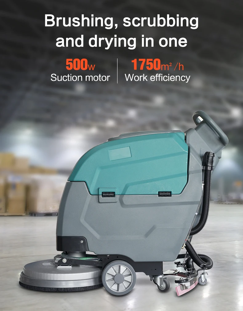 Hdd9055e78dbf4f8ca2999d087d3cccb9P Battery Power Mini Floor Walk Behind Automatic Floor Scrubber Cleaning Machine