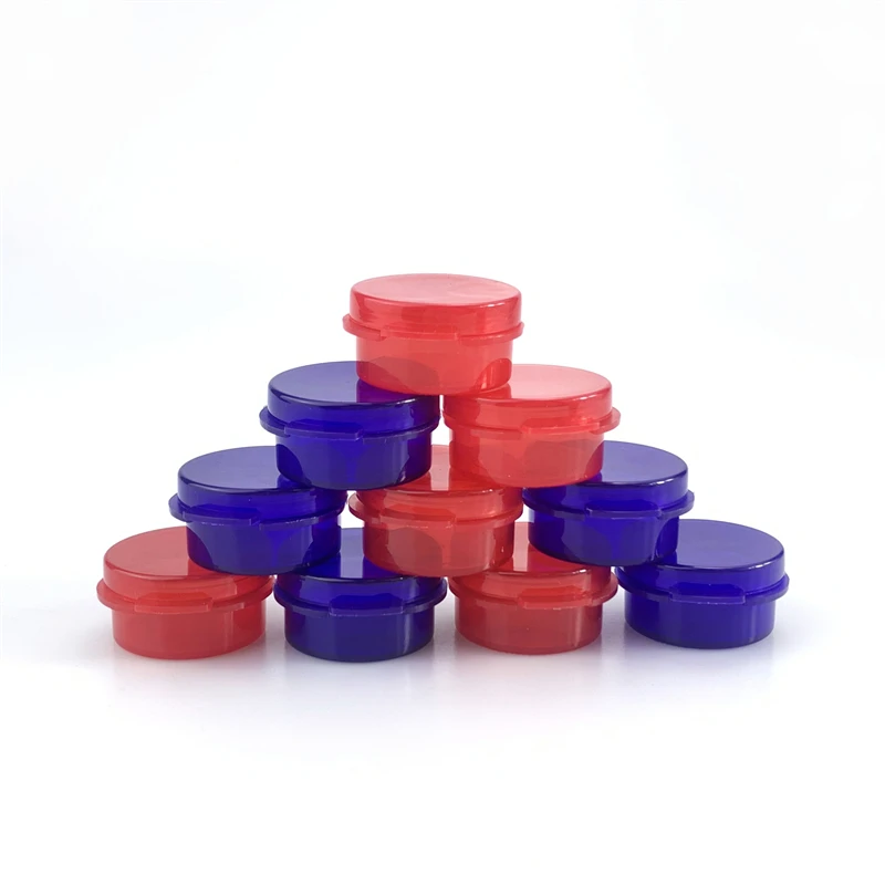 Plastic Jars Cosmetic Container Clear Portable Mini Storage Box Avantis 3g 5g 10g Flip Top Lid 3g Cosmetic Packing