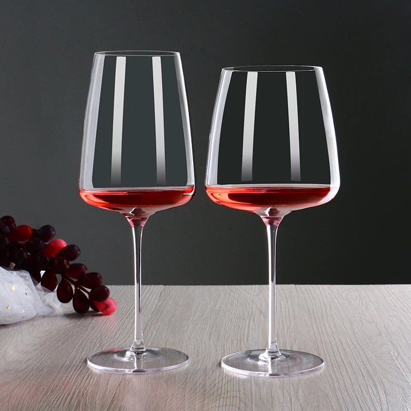 700ml OEM High Quality Original Personalised Classic Long Stem Oversized Burgundy Wedding extra Large Big Giant Wine Glass