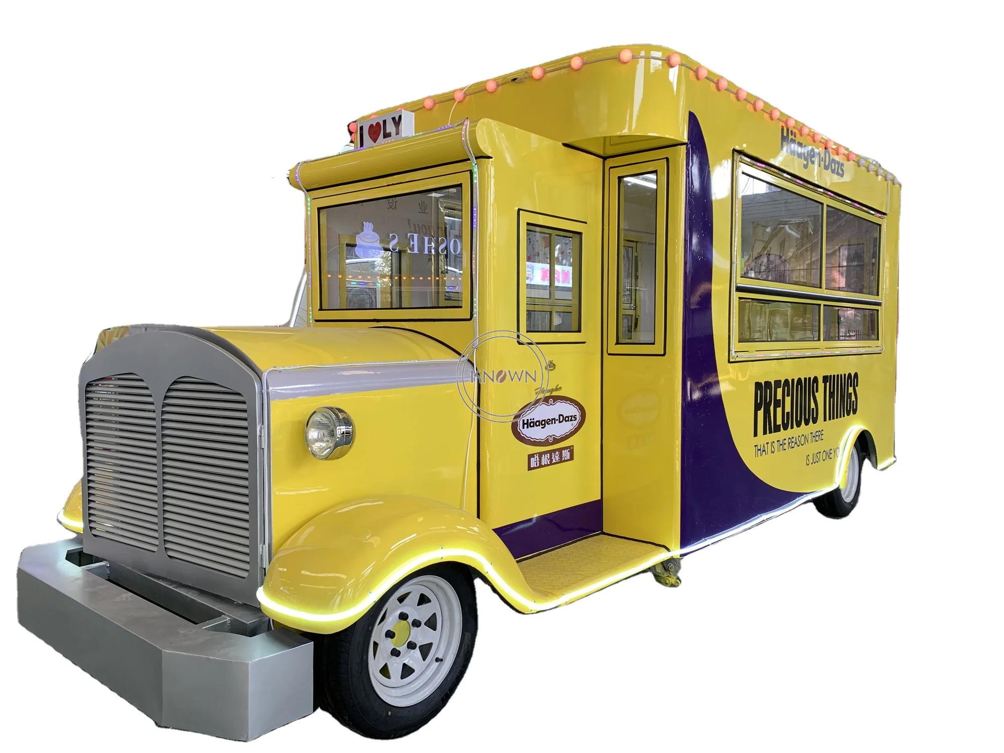 Электрическая тележка для продажи еды на заказ от производителя Мобильная торговые тележки мороженого