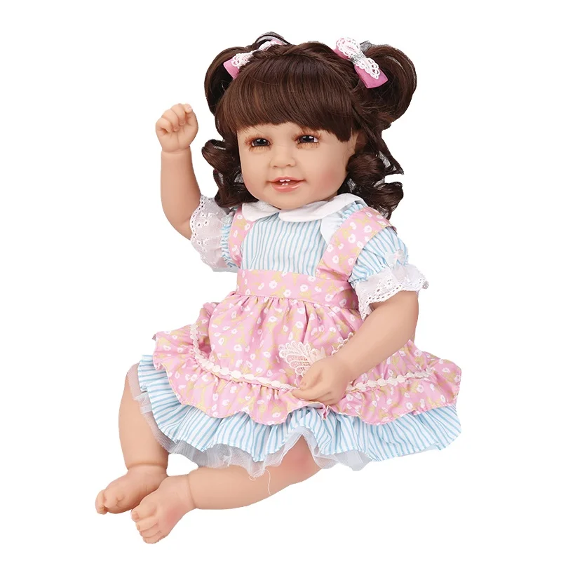Beautiful 50cm Real Lovely Reborn Doll Free Reborn Dolls Kit Silicone