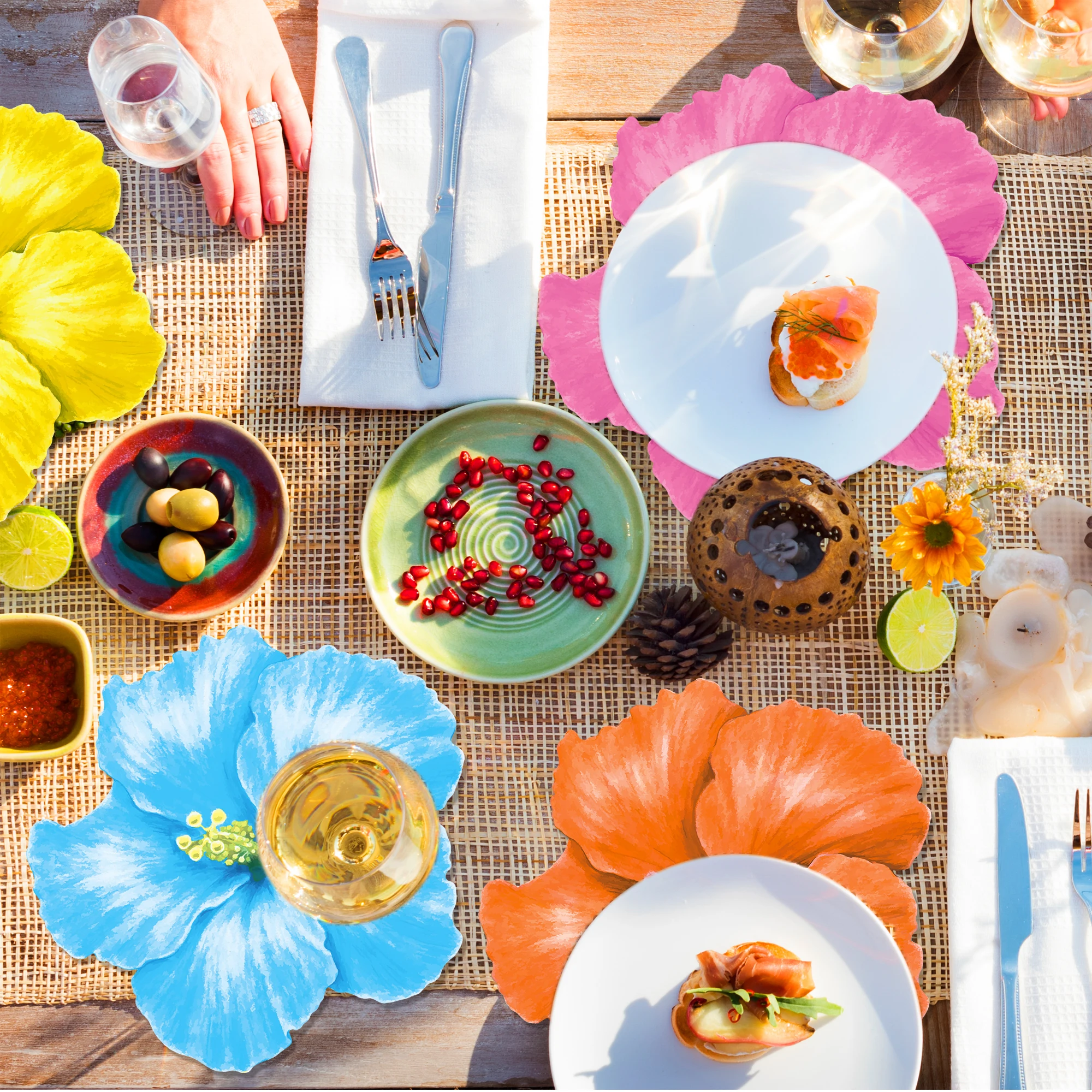 Ambesonne Kabuki Place Mats Set of 4, Japan Traditional Performi 並行輸入品 : Ambesonne Kabuki Place Mats Set of 4, Japanese Nogaku