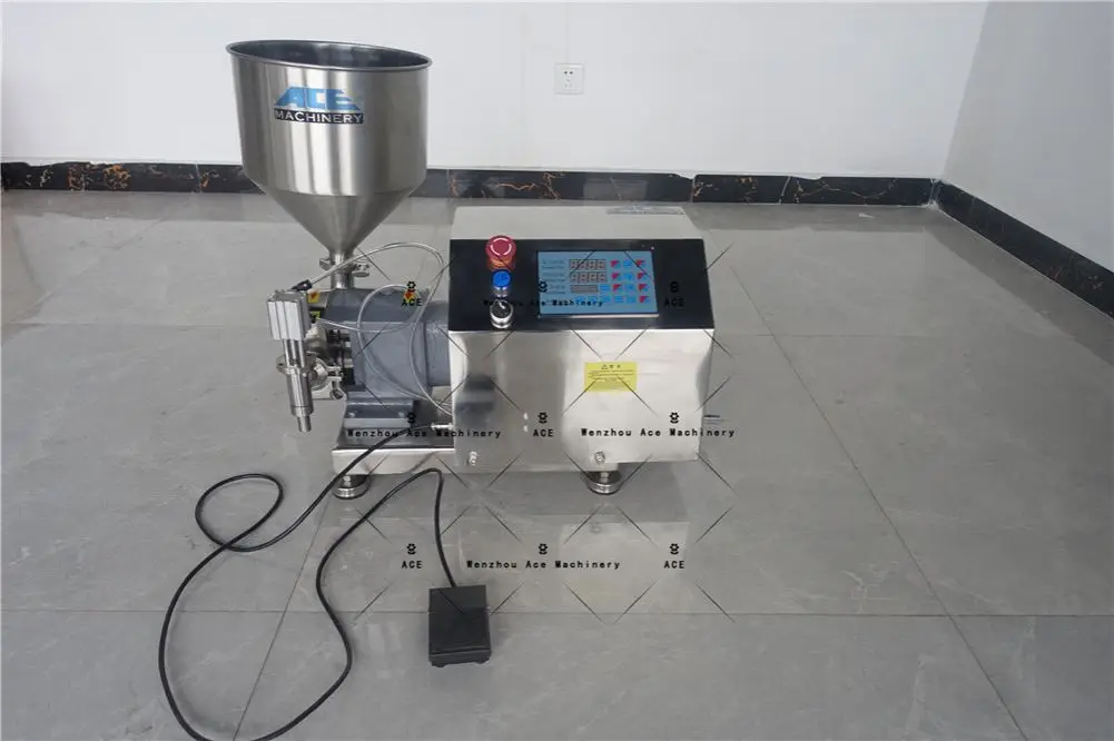 Automatic Servo Lobe Rotor Gear Pump Piston High Viscosity Body Milk Small Shea Butter Dispenser Jar Bottle Filling Machine
