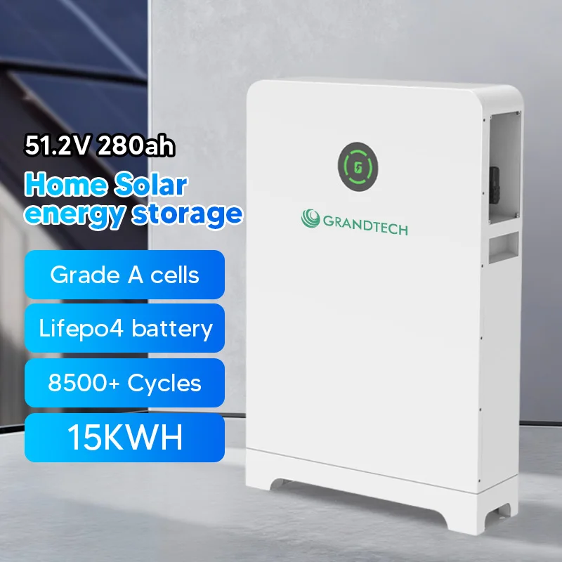 New Generation 51.2V 280ah 300Ah 15kWh 200AH 100AH LiFePO4 Lithium Solar Battery Home Energy Storage System Stable Performance