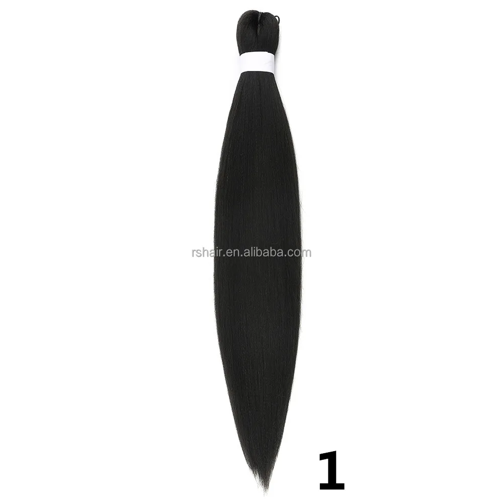 52inch Pre Stretched Braiding Hair Ombre Professional Yaki Strands