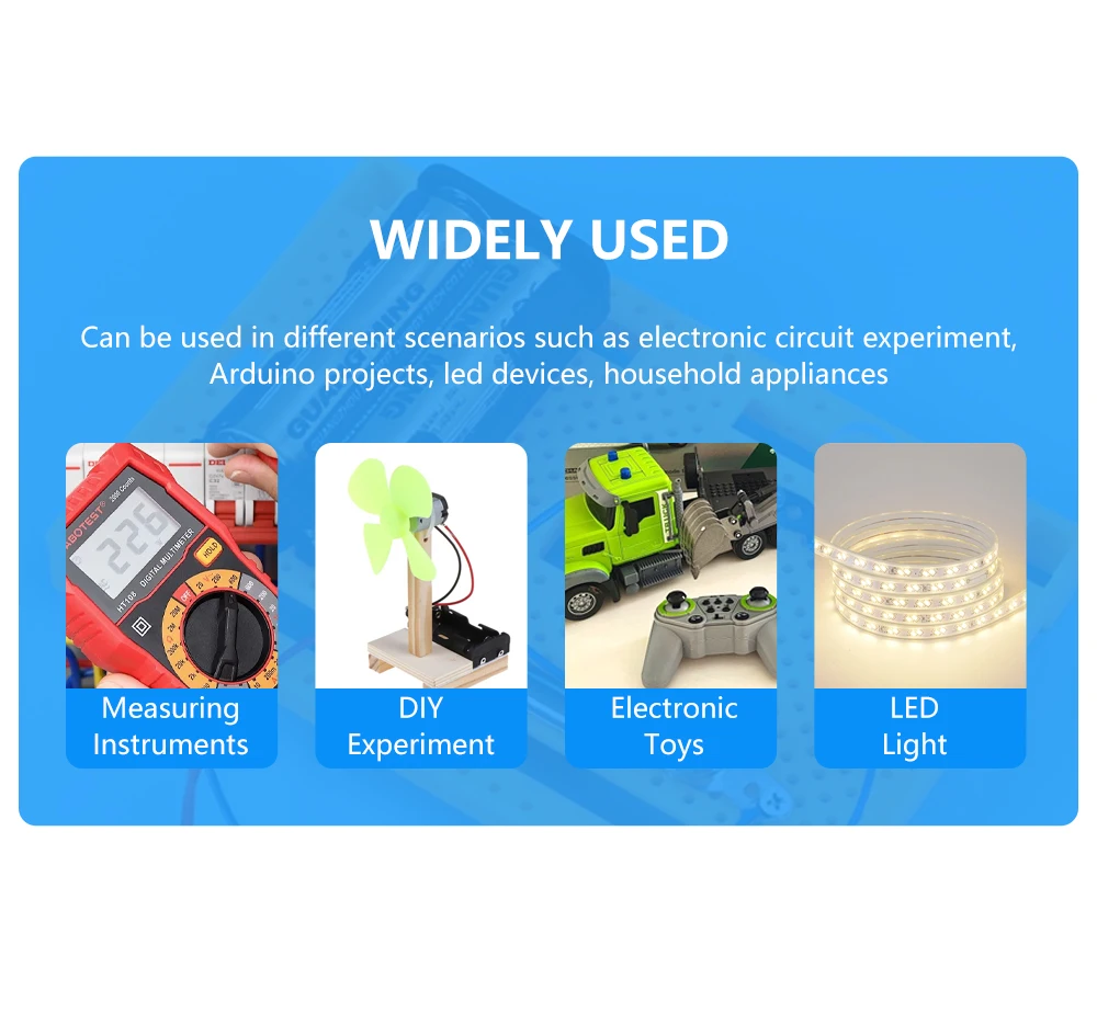 Dual Layer Battery Holder Back-to-Back 4*AA Battery Box with Electrode Cap Outlet Accessory for Multiple AA Batteries
